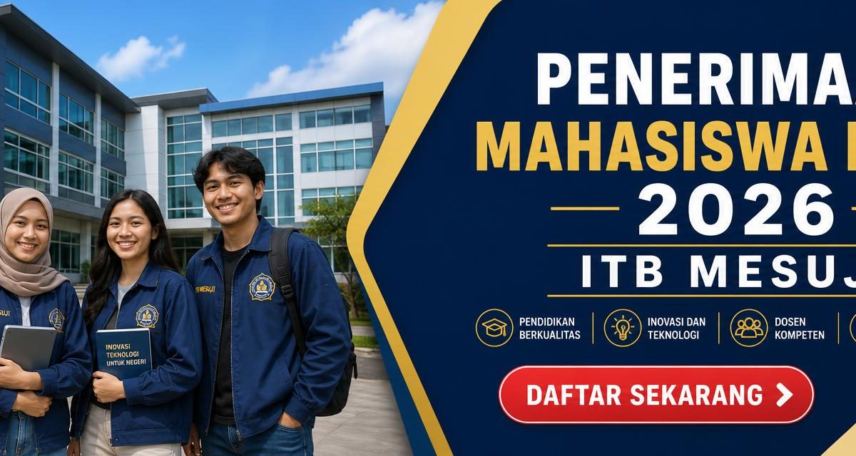 Penerimaan Mahasiswa Baru ITB Mesuji 2025/2026 Resmi Dibuka