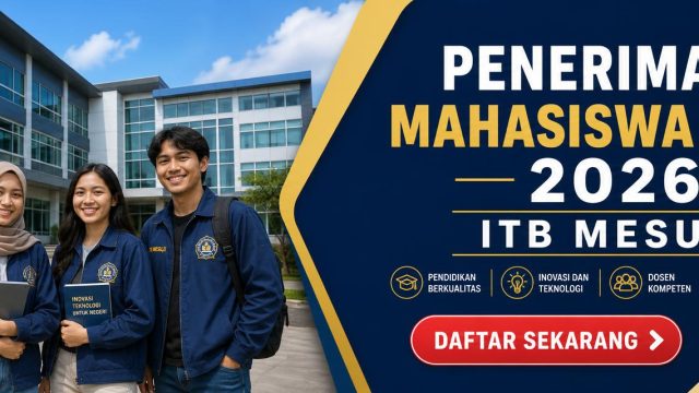 Penerimaan Mahasiswa Baru ITB Mesuji 2025/2026 Resmi Dibuka